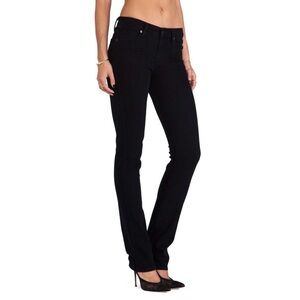 Citizens of Humanity Black Elson Medium Rise Straight Leg Jeans - Size 29